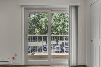Balcony with parking view